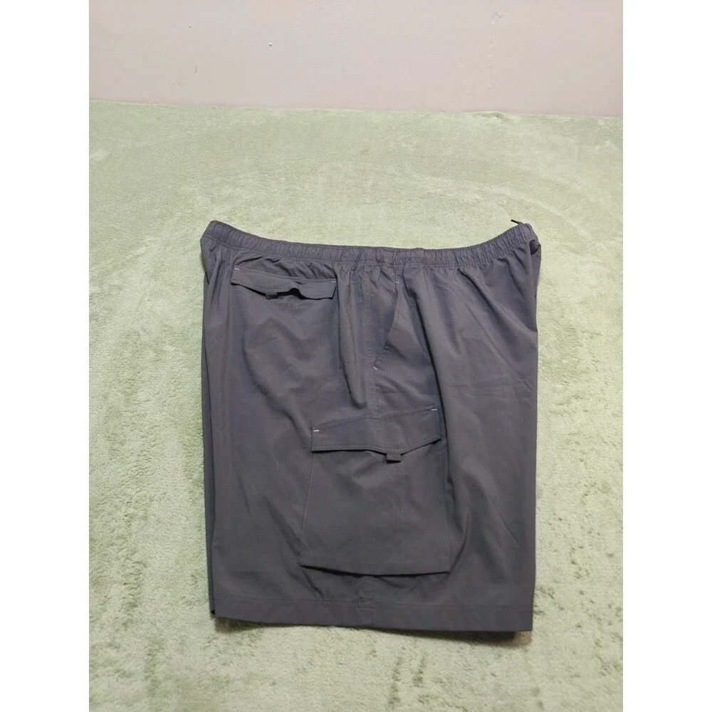 Reebok Shorts Mens Sz 4XL Gray Speedwick Ripstop Cargo Pockets Outdoor Active